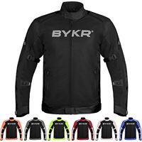 BYKR Hommes Dual Sports Adventure Respirant Cordura Mesh CE Armored Enduro Protective Riding Gear Motorcycle Racing Wear