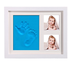 Bán buôn nhà máy quà tặng cho mẹ và bé sơ sinh, bộ khuôn tay chân bằng gỗ và đất sét làm kỷ niệm phòng trẻ em, khung ảnh lưu niệm - Product Image 3
