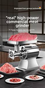 Tout Neuf Broyeur à Viande Électrique Commercial en Acier Inoxydable HC-12D/22D pour Usage Domestique, Agricole, Restaurant et Cuisine - Product Image 4