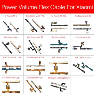 Câble flexible de bouton de volume en gros, bouton latéral, marche/arrêt, flexible pour Xiaomi <span class=keywords><strong>5S</strong></span> 8 9 10 10T 8 Se A1 A2 A3 Pro Lite, pièces de réparation - Product Image 4