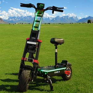 Geofought Customized <b>72V</b> Dual Motor 13inch Road Tire 30-100AH <b>Battery</b> 60-300km Range Adults Scooter with NFC Screen - Product Image 1
