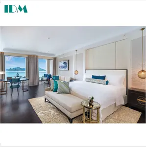 IDM-Y4批发定制现代设计酒店卧室套装床房家具5星级豪华酒店家具供应商