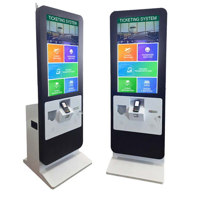 32inch Outdoor Ticket Vending Machine Self-Service POS Card Payment Kiosk Water Proof Outdoor Ticket Vending Kiosk Machine