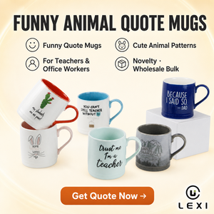 Tazas de Café de Cerámica Divertidas con Frases y Lindos Diseños de Animales <span class=keywords><strong>para</strong></span> Maestros y Trabajadores de Oficina, Tazas de Té Novedosas al por Mayor - Product Image 2