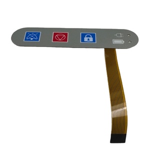 Tùy chỉnh Matte Kết cấu Vật liệu dập nổi nút điều khiển bàn phím FPC màng chuyển đổi bàn phím với LED cho điều khiển từ xa - Product Image 2