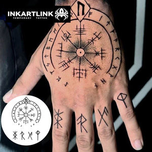 สติกเกอร์ลาย<span class=keywords><strong>สัก</strong></span>สมุนไพรลาย<span class=keywords><strong>เข็มทิศ</strong></span>ไวกิ้งแบบกำหนดเอง กันน้ำ ติดทนนาน 15 วัน <span class=keywords><strong>ลาย</strong></span>กึ่งถาวรสำหรับตกแต่งร่างกาย สำหรับผู้ชาย ขายส่ง - Product Image 2