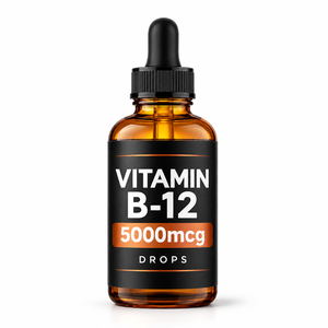 Gotas Líquidas de Vitamina B12 5000mcg, Suplemento para la Salud, Fórmula Personalizada, Fabricante OEM ODM - Product Image 1