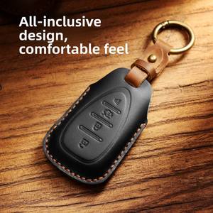 Funda para Llaves Compatible con Chevrolet Cruze, LeFeng, Cavalier, Sail, Explorer, Accesorios para Auto al por Mayor, Cuero Genuino - Product Image 2