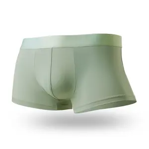 Men's Fitness Underpants custom men long bamboo boxer briefs Australian man underwear elastic smooth logo band underwear