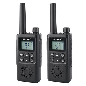 2W FRS Walkie Talkie Pair 2KM Short <b>Range</b> UHF Two Way Radio for Shop Hotel Retail Home Outdoor Events Type C Handheld Set - Product Image 1