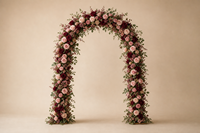 Lot de fleurs de mariage en soie faites à la main sur mesure, pour arche, chemin de table, centre de table, décoration de fête nuptiale, couleur assortie, vente en gros