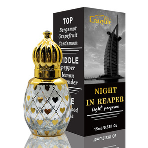 Crazylife Comercio exterior Exportación Dubai vela <span class=keywords><strong>Perfume</strong></span> Aceite Esencial Tono de madera hombres árabe <span class=keywords><strong>perfume</strong></span> fábrica - Product Image 3