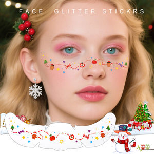 Commercio all'ingrosso di natale decorazione di trucco lentiggini patch temporaneo Flash <span class=keywords><strong>tatuaggio</strong></span> adesivi faccia del <span class=keywords><strong>tatuaggio</strong></span> per <span class=keywords><strong>albero</strong></span> di natale - Product Image 4