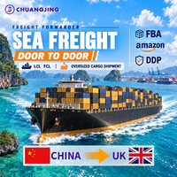 Service de logistique professionnel de fret maritime de la Chine vers le Royaume-Uni, FBA, DDP, porte-à-porte, LCL, FCL, fret en vrac, transitaire de conteneurs
