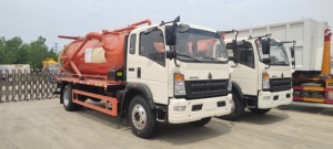 Camion d'aspiration des eaux usées HOWO HINO 1SUZU <span class=keywords><strong>Jurop</strong></span> PN155 avec <span class=keywords><strong>pompe</strong></span> à <span class=keywords><strong>vide</strong></span> de 8000 litres, 8m3, 4X2, camion de nettoyage - Product Image 2