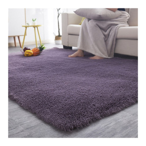 Soggiorno antiscivolo colori semplici bellissimi disegni moderni tappeti soffici shaggy grigi tappeti 8ft 150cm x 250cm - Product Image 4