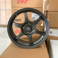 Rines Deportivos de Aluminio Fundido para Autos de Pasajeros de 14, 15 y 16 Pulgadas, Rines Modificados de 5 Radios para Tiida, Bluebird, Focus, Cavalier
