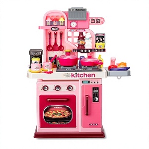Ensemble de cuisine pour enfants, ensemble de cuisson réaliste avec lumières et sons, jouets en plastique pour tout-petits, jeux d'imitation - Product Image 1