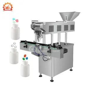 DXS-8 High Accuracy 8 Channel Electronic Pill Gummy Candy Automatic Counter Capsule and Tablet Counting Machine