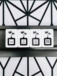 Luxury Art Deco Style American Mahjong Set, Geometric Engraved Acrylic Mahjong Tiles, <b>Retro</b> <b>Decor</b> Art Themed Game Set, Premium H - Product Image 3
