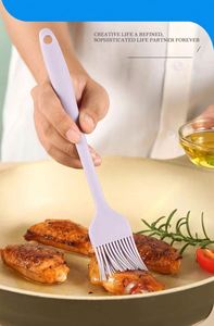<b>Silicone</b> BBQ Oil Brush Basting Brush DIY Cake Bread Butter <b>Baking</b> Brushes Kitchen Cooking Barbecue Accessories BBQ Tools - Product Image 2