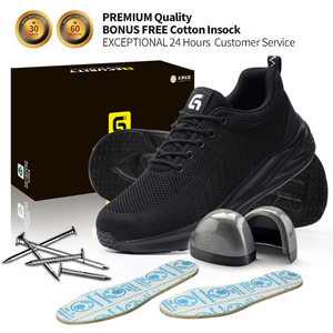 <span class=keywords><strong>Zapatos</strong></span> de Seguridad GUYISA, Ligeros y Cómodos, <span class=keywords><strong>para</strong></span> Hombre, con Puntera de Acero, Antiaplastamiento, Antipinchazos y Puntera Ancha - Product Image 4
