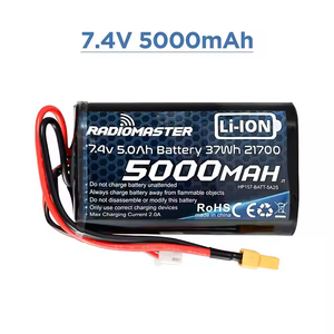 7,4 В 2S 5000mah 37wh Lipo батарея для радиомастера TX16S TX18S пульт дистанционного управления JST Plug - Product Image 5