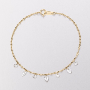 Élégant bracelet à maillons en or blanc massif 14 carats avec diamant rond brillant de 0,75 carat cultivé en laboratoire |   Coupe Ronde Brillante Créée en Laboratoire - Product Image 1