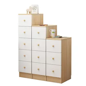 storage cabinet bedroom drawer type shelf ultra-narrow bedside table multi-layer