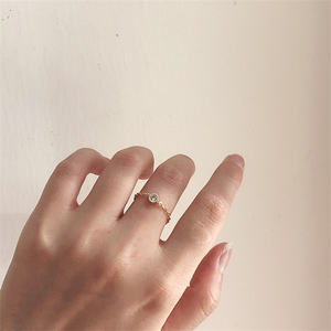 Eleganti <span class=keywords><strong>anelli</strong></span> di strass di perle gioielli di moda disegno <span class=keywords><strong>anelli</strong></span> regolabili <span class=keywords><strong>per</strong></span> le donne - Product Image 4