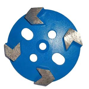 Disco de Diamante de 4 Pulgadas (100 mm) con Unión Metálica para Pulir Concreto, con Engranaje y Motor, Radio de Giro Corto - Product Image 1