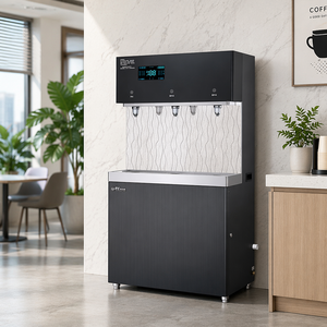 Distributeur d'eau chaude et froide commercial en acier inoxydable grande capacité <span class=keywords><strong>à</strong></span> <span class=keywords><strong>5</strong></span> sorties avec affichage intelligent de la température - Product Image 3