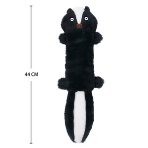 Juguete para Perro de Peluche Suave y Nuevo con Sonido, Sin Relleno, con Papel Arrugado, en Forma de Zorro, Mapache, Gambá y Ardilla, Juguete Masticable para Perro - Product Image 5