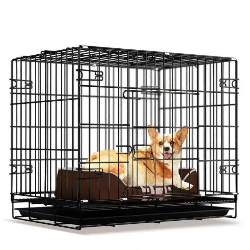 Real Fort Foldable Steel Wire Mesh Cage Sản Phẩm Phổ Biến Thùng Chó Chó Cho Ngoài Trời