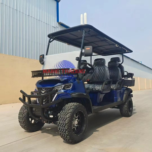 Nouvelle Voiturette de Golf Électrique CE d'Usine pour Exportation, 2/4/6/8 Places, Tout-Terrain, pour Terrains de Golf et Visites, Alimentée à l'Énergie Solaire - Product Image 1