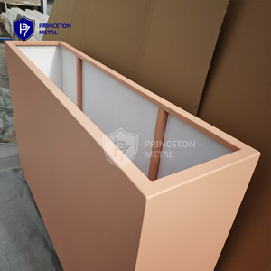 Hiện đại bán buôn Ngoài trời Tùy chỉnh thiết kế đơn giản lớn hình chữ nhật nhôm trồng hộp - Product Image 4