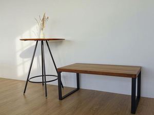 Mesa de centro de madera, diseño pequeño y moderno, al mejor precio - Product Image 3