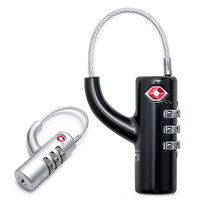 Cadenas de sécurité à combinaison à 3 chiffres sans clé, approuvé par la TSA, pour l'école, la salle de sport, les voyages et les bagages