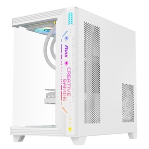 Vỏ máy tính chơi game ATX <span class=keywords><strong>Mid</strong></span> <span class=keywords><strong>Tower</strong></span> chất lượng cao, tầm nhìn toàn cảnh 270 độ, bán buôn nhà máy, tích hợp dải đèn LED RGB - Product Image 6