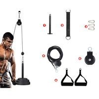 Équipement de gymnastique d'attachement de système de poulie de haute qualité pour le gymnase à domicile nouveau Kit de système de poulie de câble amélioré