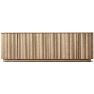 Credenza Moderna di Lusso a 6 Ante in Legno Lavorato a Mano per Sala da Pranzo - Product Image 1