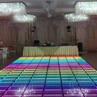 Luz superior intermitente 3D túnel espejo starlit Led pista de baile alquiler