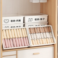 Articles d'organisation de rangement à domicile, boîte de rangement, panier, boîte de rangement pour sous-vêtements, bac de rangement pour vêtements, boîte de rangement en plastique