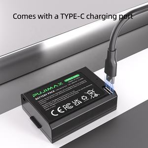 PUJIMAX 2個LP-E10 7.6V 1800mAh USB C充電式バッテリーCanon Rebel T3 T5 T6 T7 T100 Kiss X50 X70 X80 X90 DSLRカメラ - Product Image 4