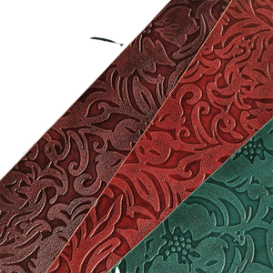 Couleur pure Rome fleur en relief PU cuir synthétique <span class=keywords><strong>tissu</strong></span> élastique velours support pour artisanat <span class=keywords><strong>couture</strong></span> pour accessoires - Product Image 1