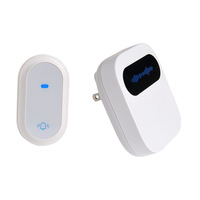 Nouvelle sonnette sans fil cinétique HILYNN F06 ABS étanche alimentée par courant alternatif avec installation facile, emballage en boîte, fabriquée en Chine