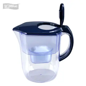 Wellblue, щелочный очиститель питьевой воды, кувшин с циферблатом, счетчик, портативный фильтр для воды, чайник, кувшин