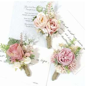 AYOYO OEM novio ramillete boda Boutonniere broche flores para invitados <span class=keywords><strong>matrimonio</strong></span> <span class=keywords><strong>Accesorios</strong></span> - Product Image 1