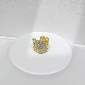 wholesale plata 925 <b>sterling</b> <b>silver</b> 18k gold plated <b>earring</b> Everyday Wear luxury korean girls <b>cartilage</b> hip hop clip on <b>earrings</b> - Product Image 2