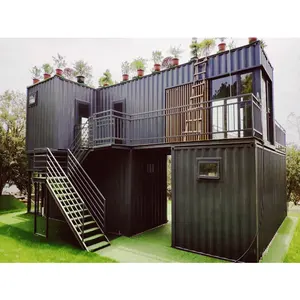 20ft 40ft Prefabricated modern container house with bedroom shower and toilet for living bedroom bathroom